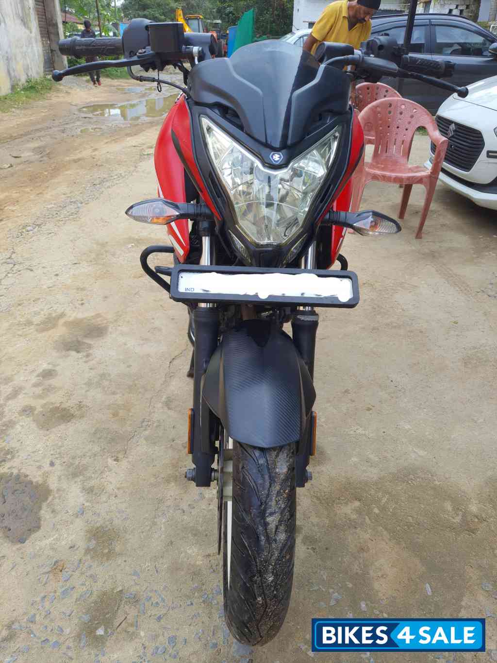 Matte Red Bajaj Pulsar NS 200 BS6
