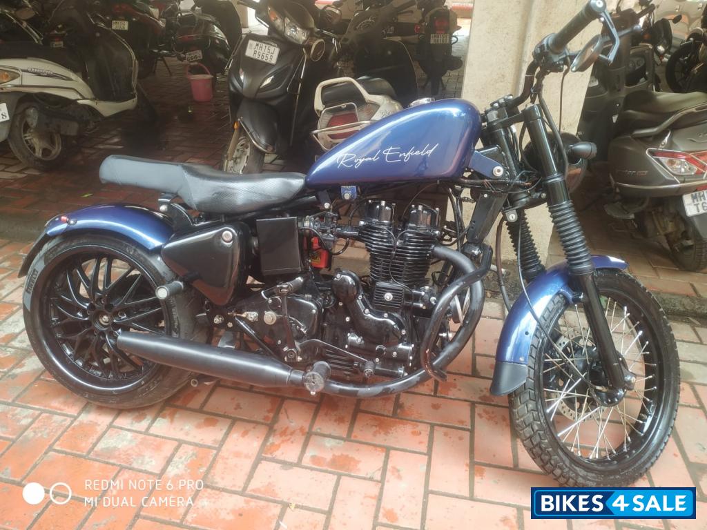 Royal Blue Royal Enfield Bullet Electra