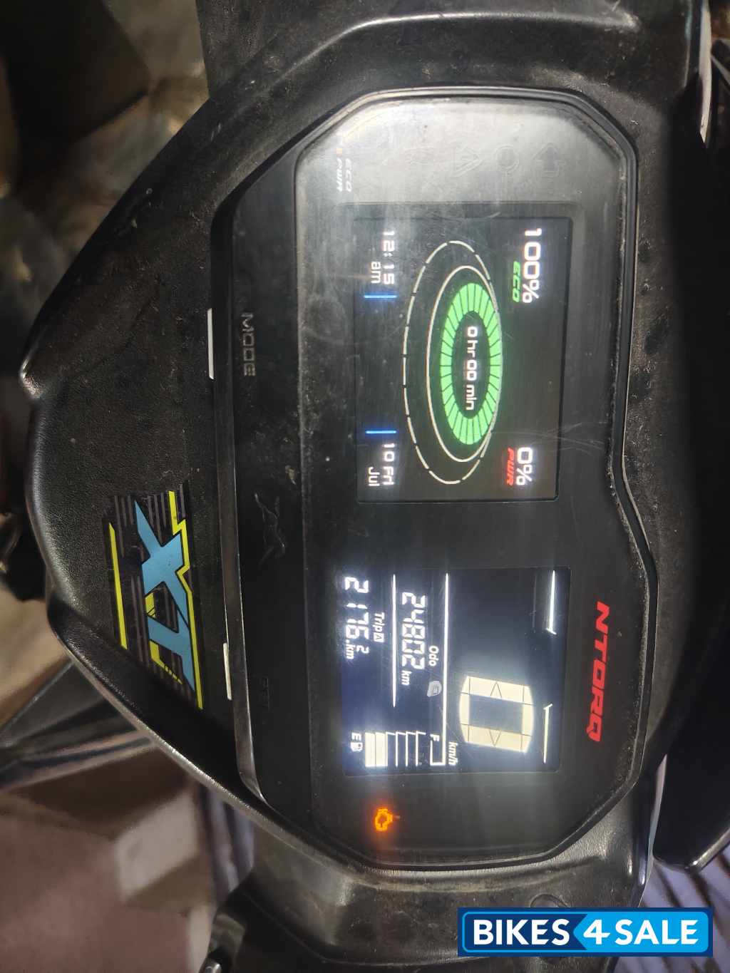 Gr+ddblue TVS NTORQ 125 XT