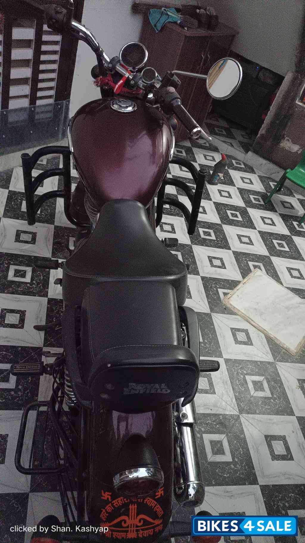 Cherry Red Royal Enfield Meteor 350