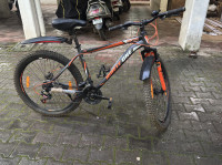 Black And Orange Bicycle Ninety One Raptor 26T