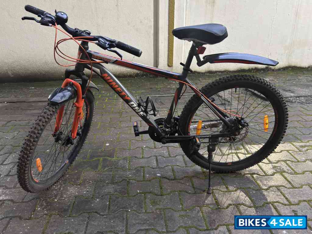 Black And Orange Bicycle Ninety One Raptor 26T Black And Orange Bicycle Ninety One Raptor 26T