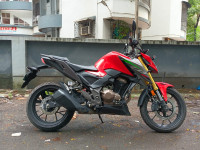 Sports Red Honda CB300F Flex-Fuel