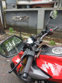 Sports Red Honda CB300F Flex-Fuel