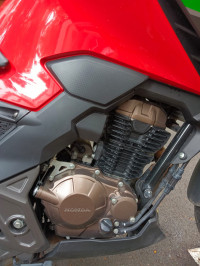 Sports Red Honda CB300F Flex-Fuel
