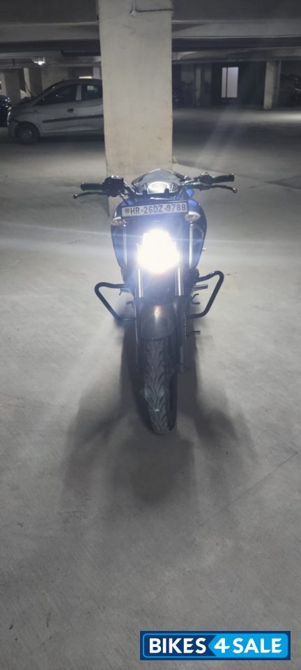 Blue Yamaha FZ-S FI V3