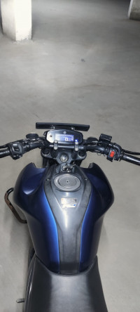 Blue Yamaha FZ-S FI V3