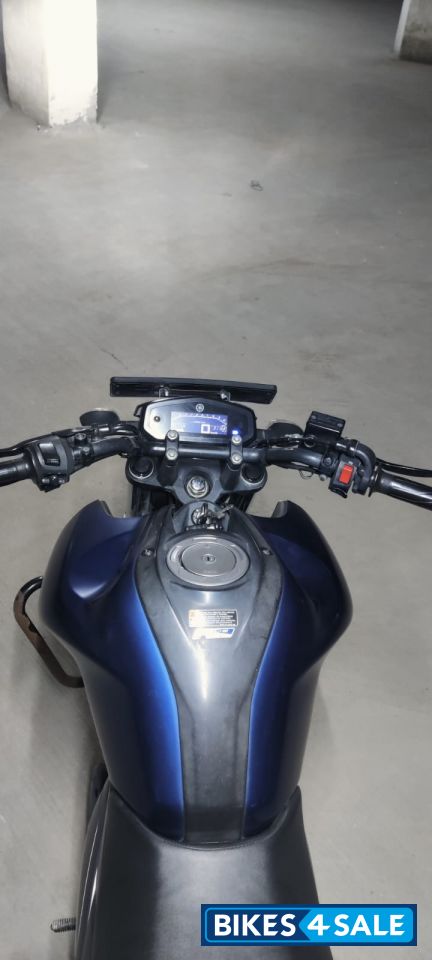 Blue Yamaha FZ-S FI V3
