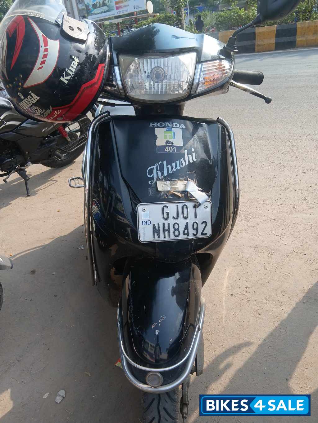 Black Honda Activa