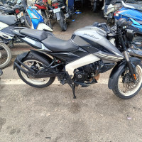 White & Grey Bajaj Pulsar NS 200 BS6