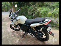 Pearl White TVS Apache RTR 180 ABS