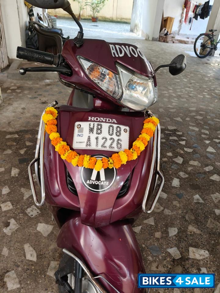 Maroon Honda Activa