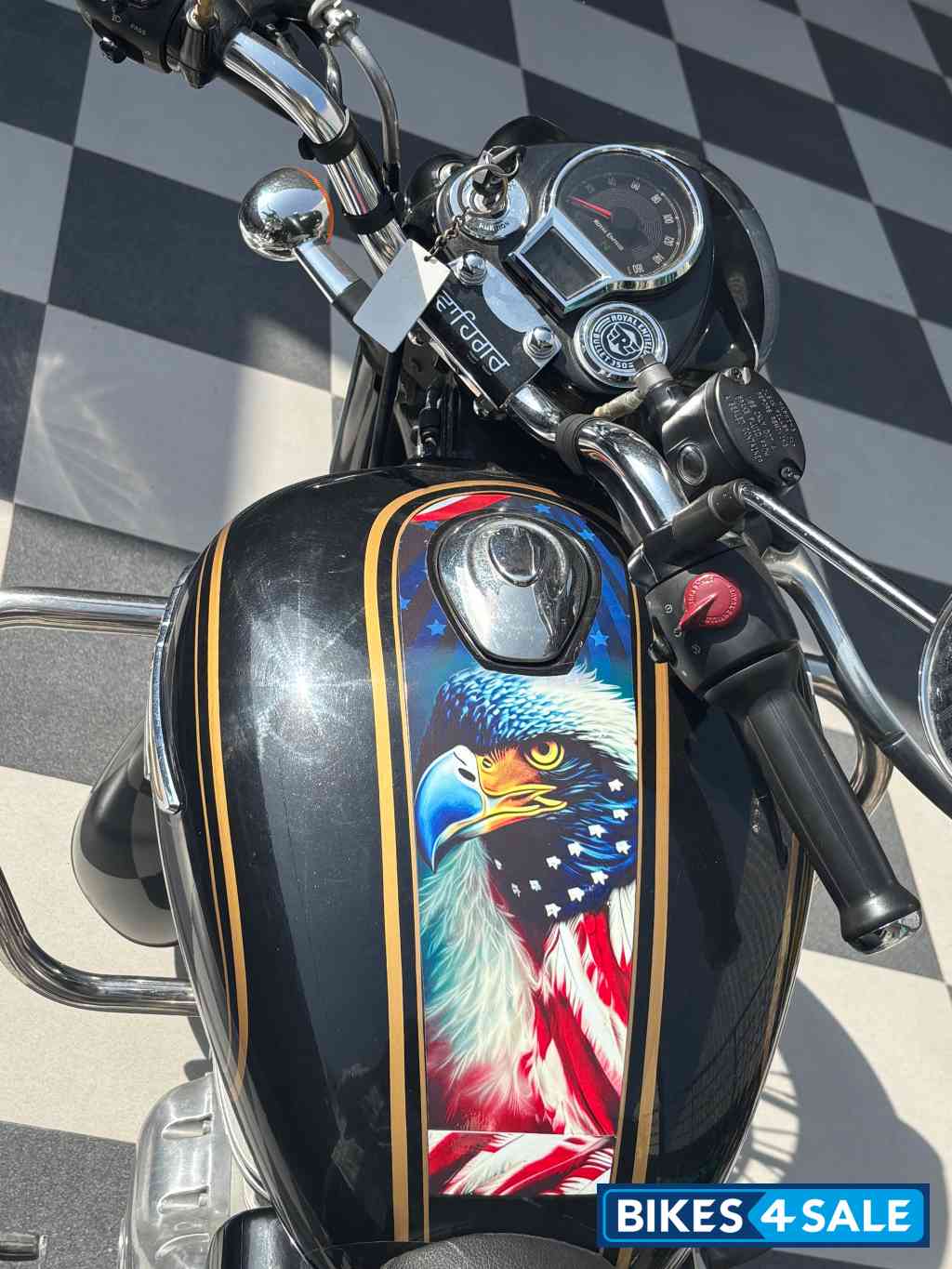 Black Royal Enfield 2023 Bullet 350