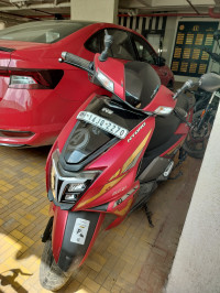 Red TVS NTORQ Super Squad Edition