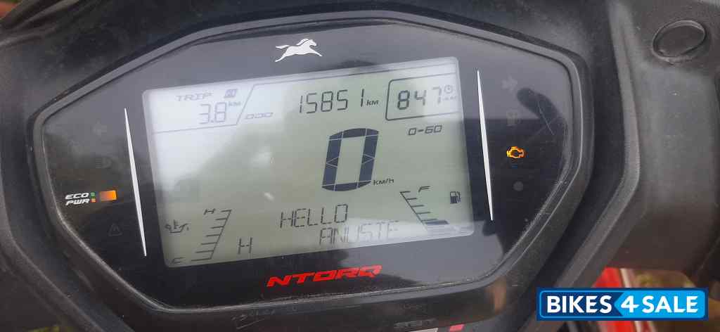 Red And Black TVS NTORQ 125