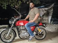 Red Royal Enfield Continental GT 535