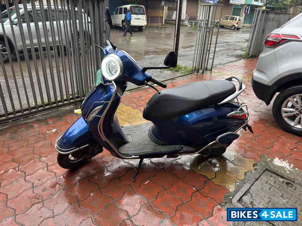 Blue Bajaj Chetak Premium 2023 Edition