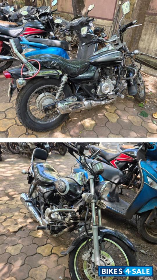Black Grey Bajaj Avenger Cruise 220 BS6