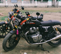 Black Royal Enfield Interceptor 650 Twin