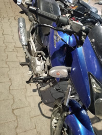 Blue Bajaj Pulsar P150 Single Disc Single Seat