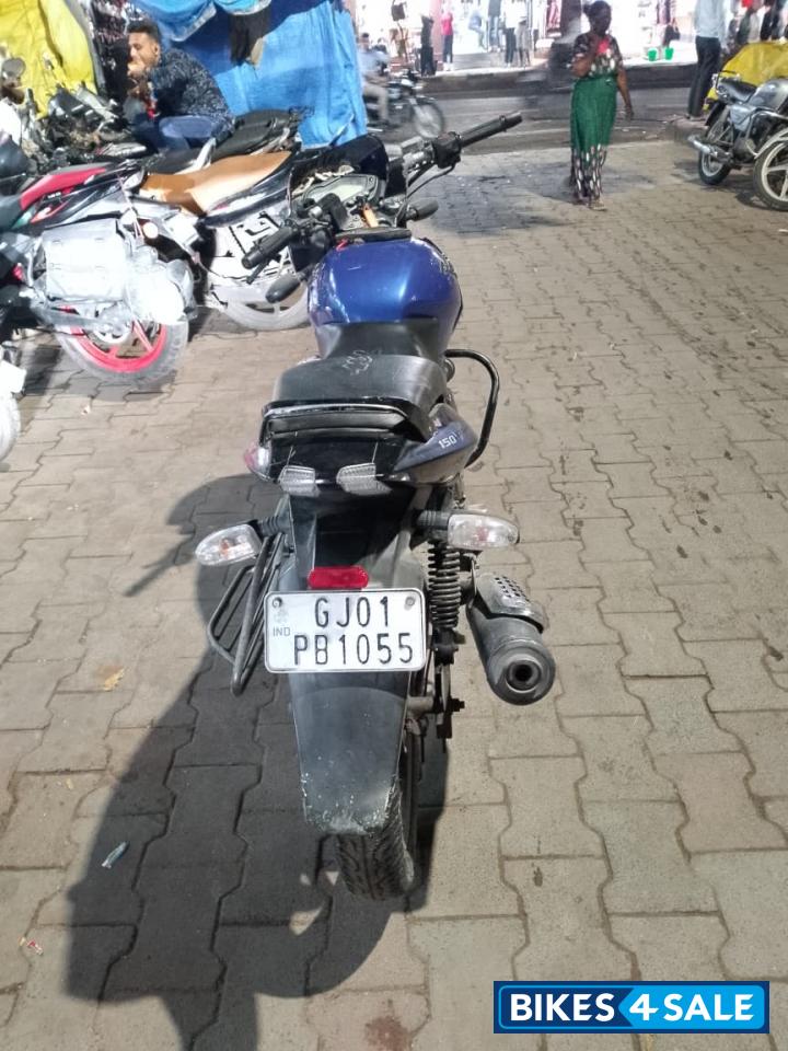 Blue Bajaj Pulsar P150 Single Disc Single Seat