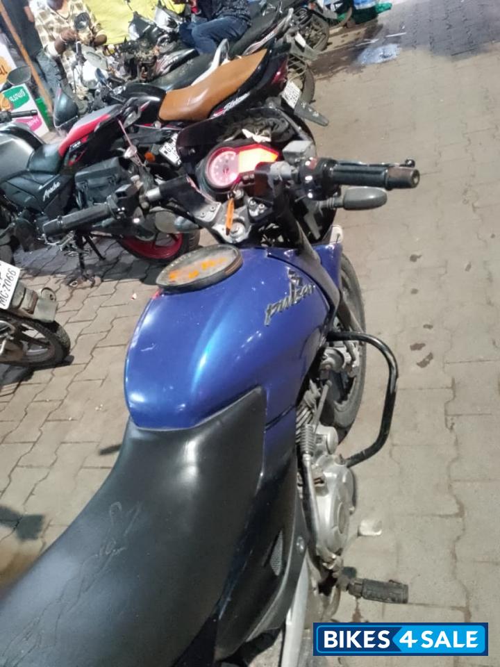 Blue Bajaj Pulsar P150 Single Disc Single Seat