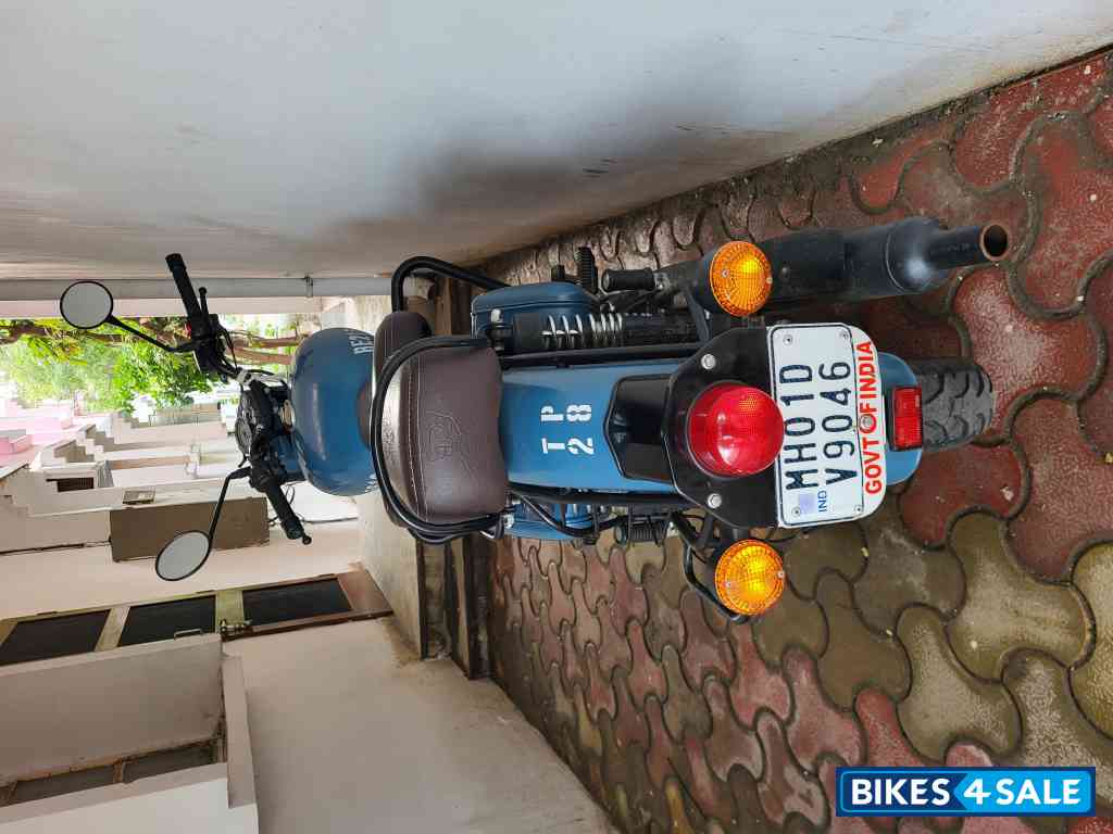 Air Born Blue Royal Enfield Classic Signals Airborne Blue