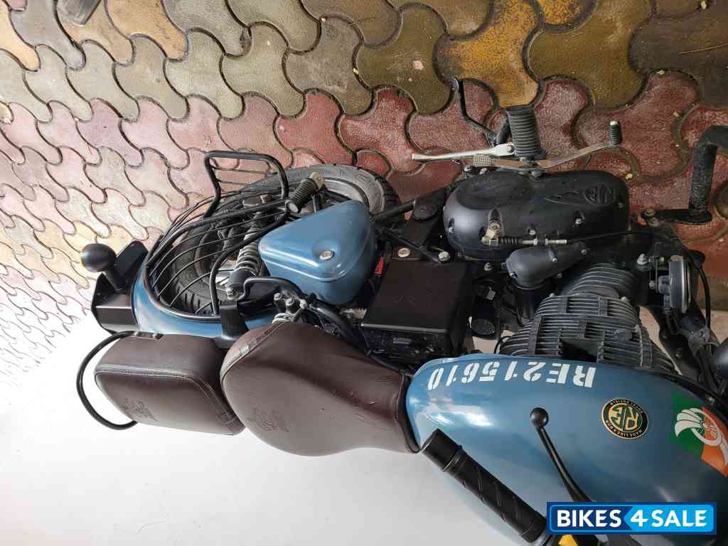 Air Born Blue Royal Enfield Classic Signals Airborne Blue