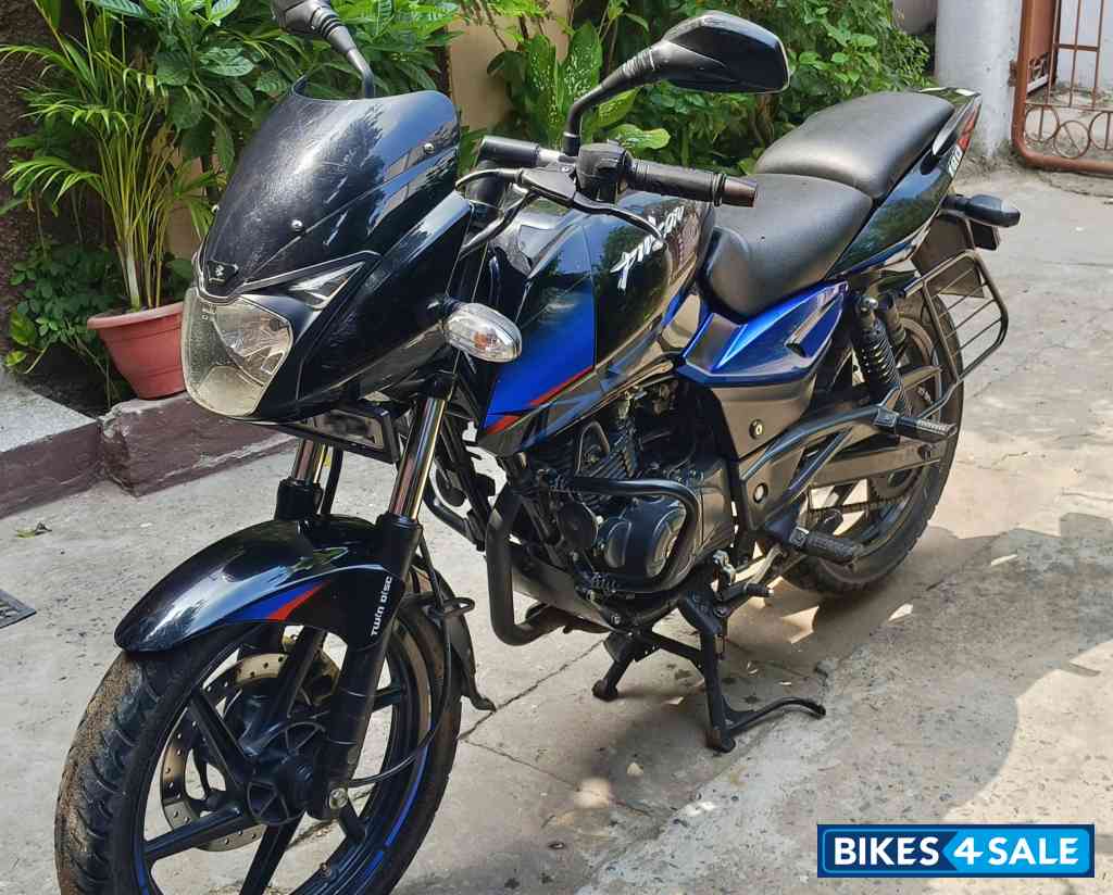 Ebony Black Blue Dkl Bajaj Pulsar 150 Twin Disc