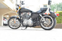 Black And Chrome Harley Davidson Superlow