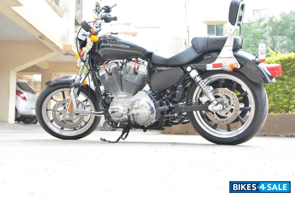 Black And Chrome Harley Davidson Superlow