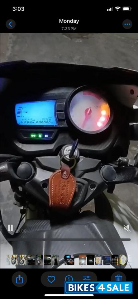 White TVS Apache RTR 180