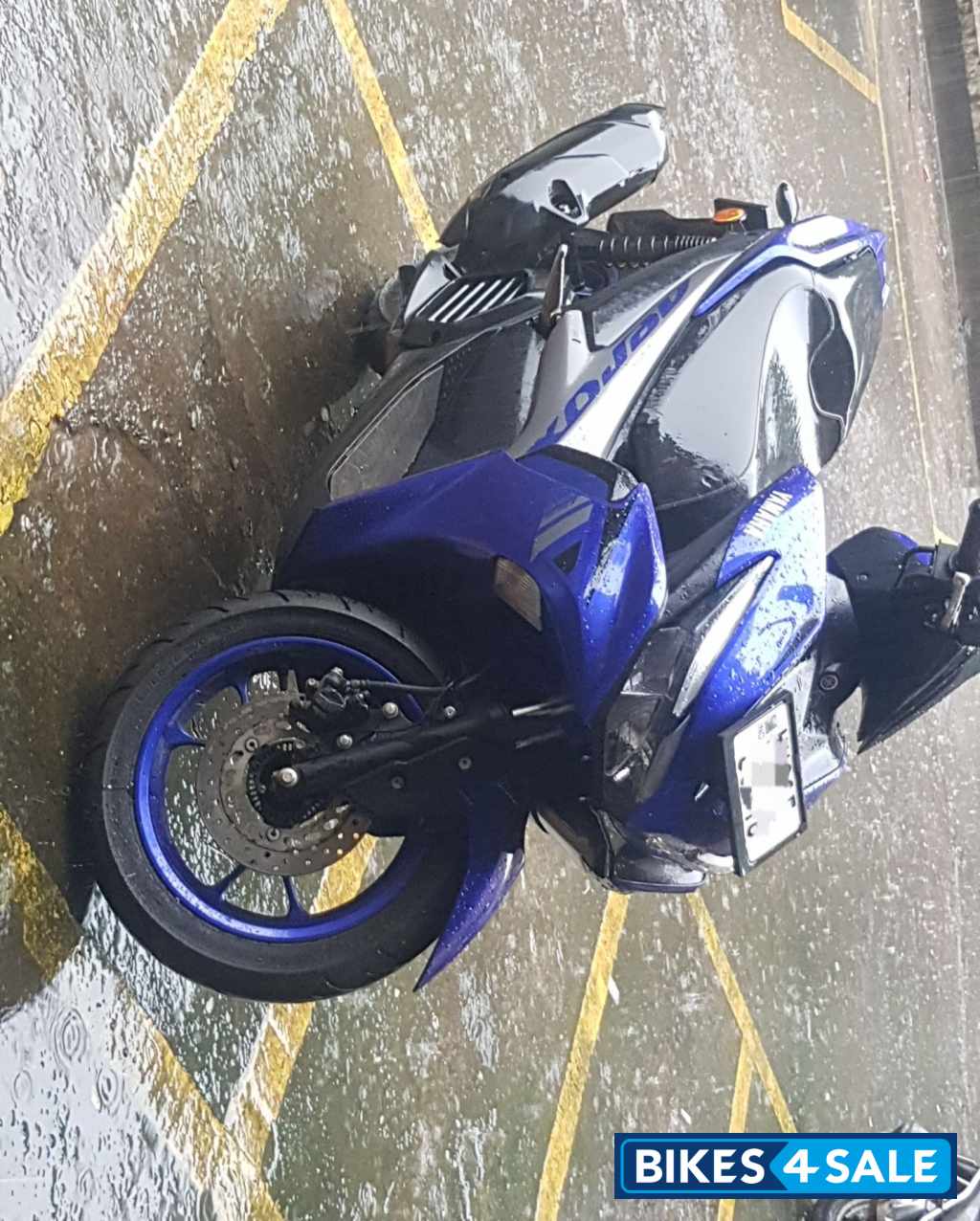 Deep Purplish Blue Yamaha Aerox 155 Version S
