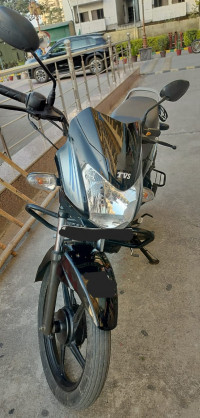 Black+blue TVS Sport BS6