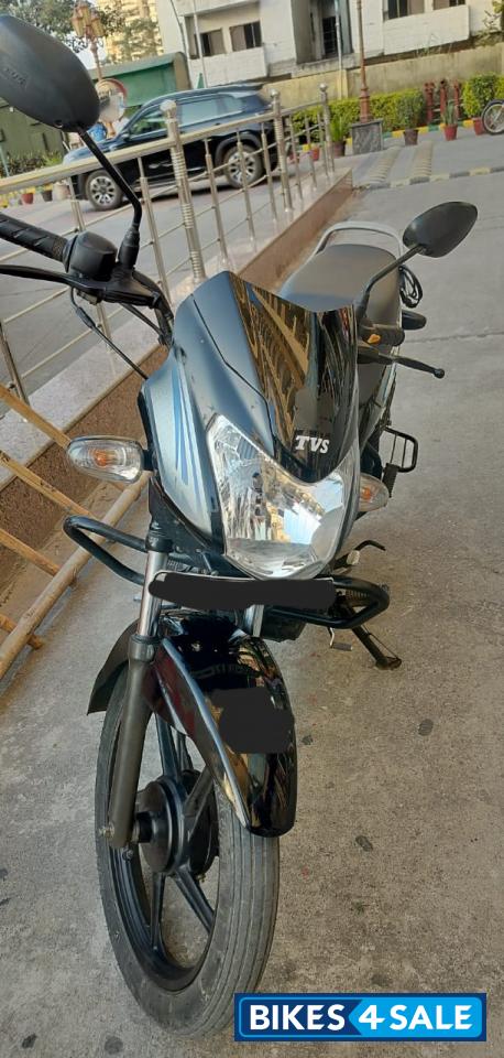 Black+blue TVS Sport BS6