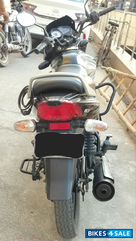 Black+blue TVS Sport BS6