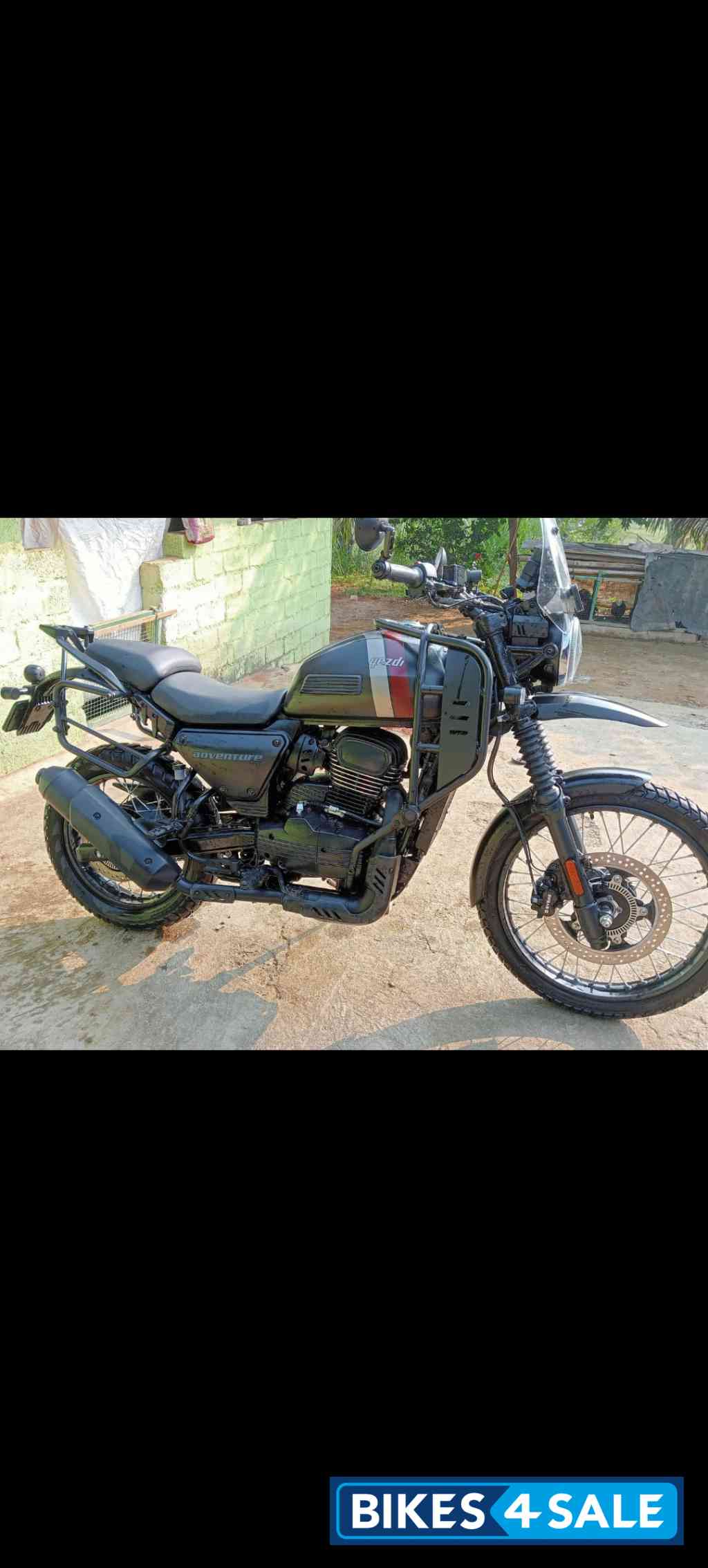 Mambo Black Yezdi Adventure Matte