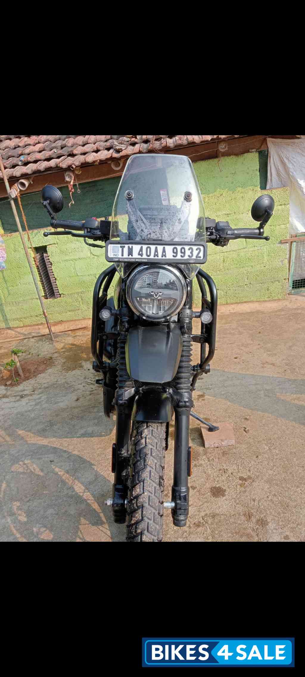 Mambo Black Yezdi Adventure Matte