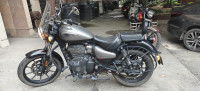Silver Black Dual Tone Royal Enfield Meteor 350 Supernova