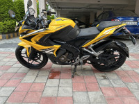 Yellow Bajaj Pulsar RS 200 ABS