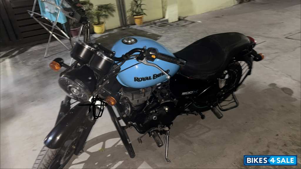 Blue Royal Enfield Thunderbird X 500 Blue Royal Enfield Thunderbird X 500