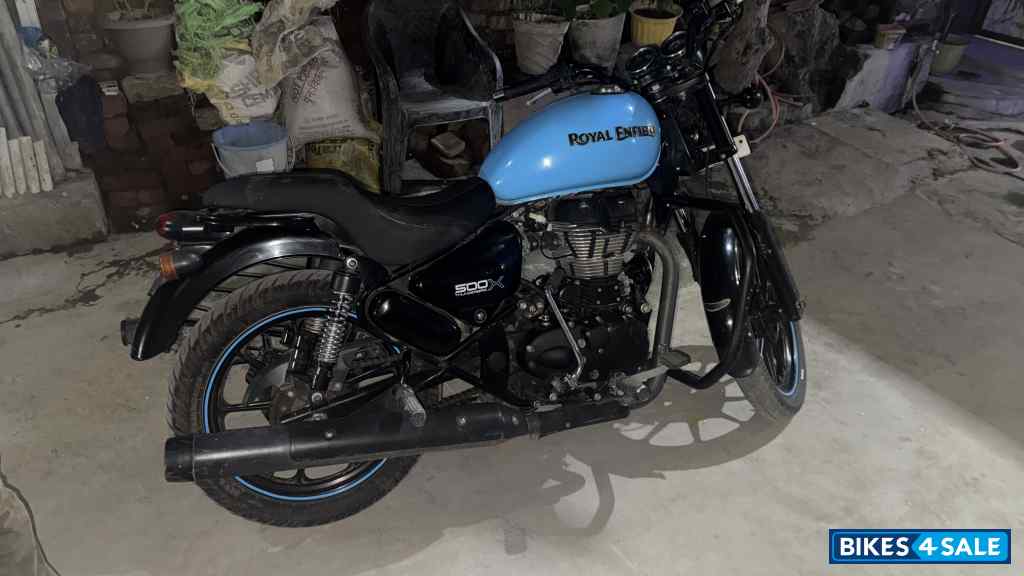 Blue Royal Enfield Thunderbird X 500 Blue Royal Enfield Thunderbird X 500