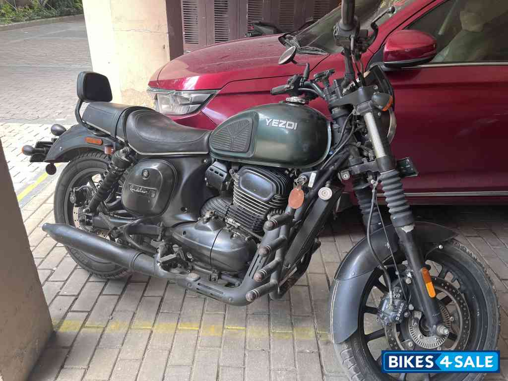 Military Green Yezdi Roadster Dark