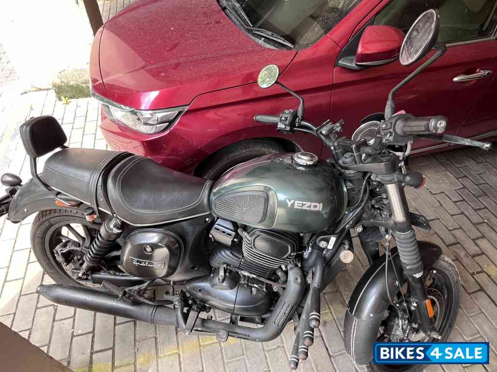 Military Green Yezdi Roadster Dark