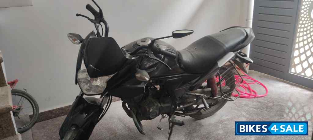 Black Honda CB Twister