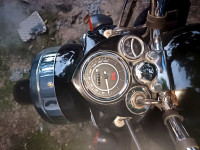 Black Royal Enfield Bullet 350