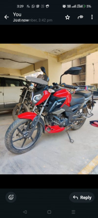 Red TVS Raider Split Seat