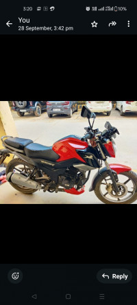 Red TVS Raider Split Seat