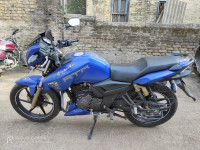 Blue TVS Apache RTR 180 ABS