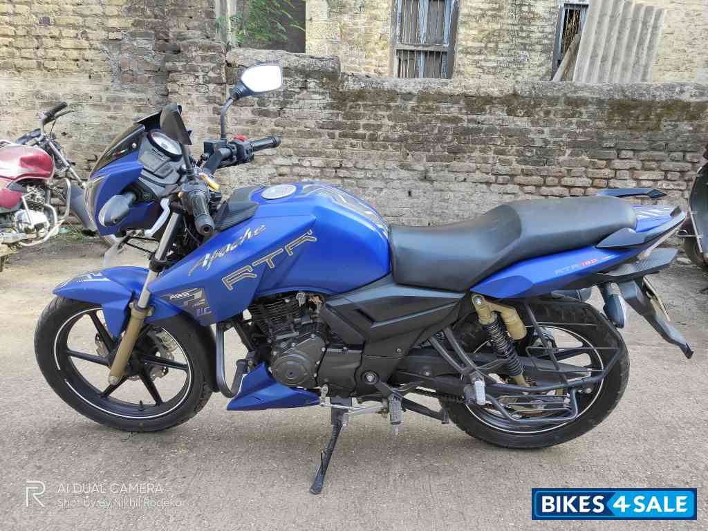 Blue TVS Apache RTR 180 ABS
